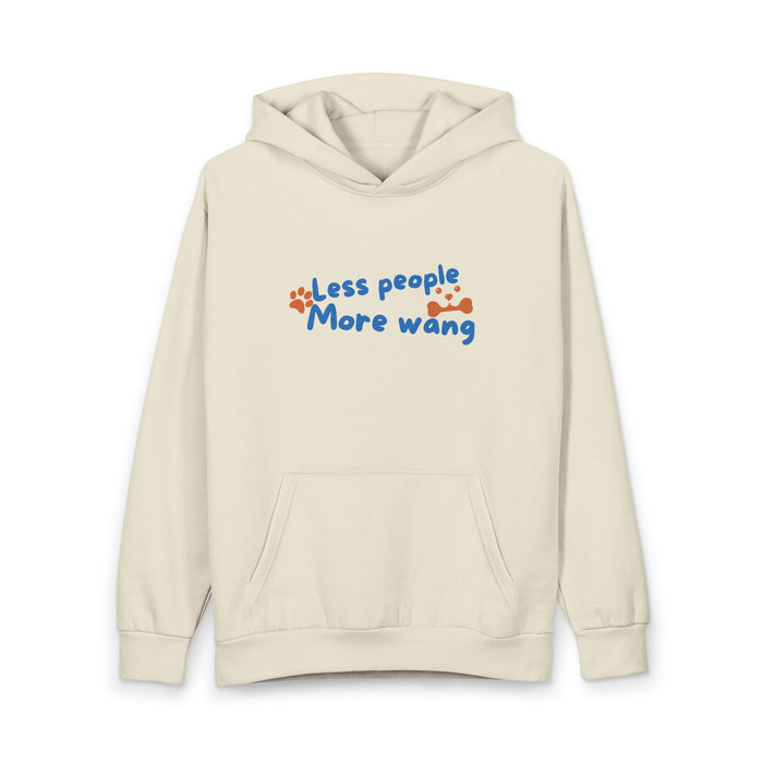 Wang Squad Hoodie — "Less People More Wang" Cute Paw Print Pullover