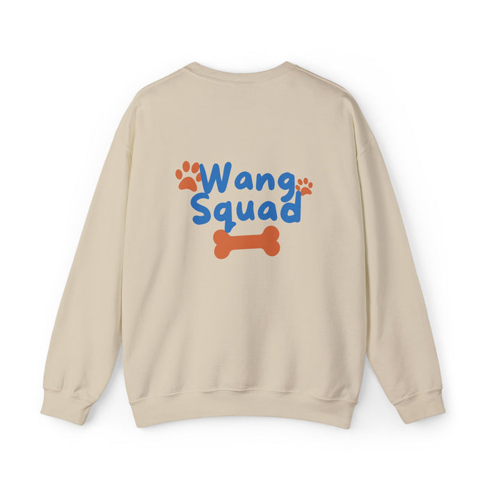 Wang Squad Crewneck Sweatshirt — "Less People More Wang" Dog Lover Pullover