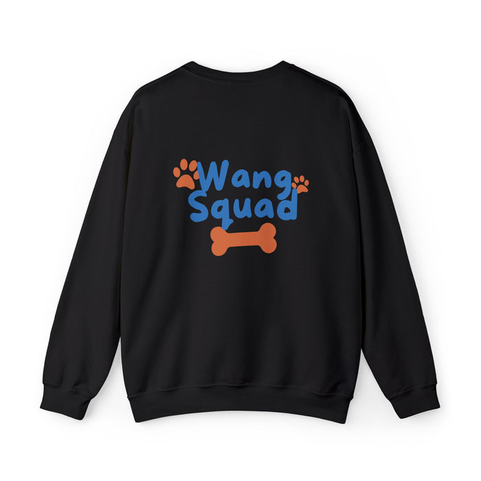 Wang Squad Crewneck Sweatshirt — "Less People More Wang" Dog Lover Pullover